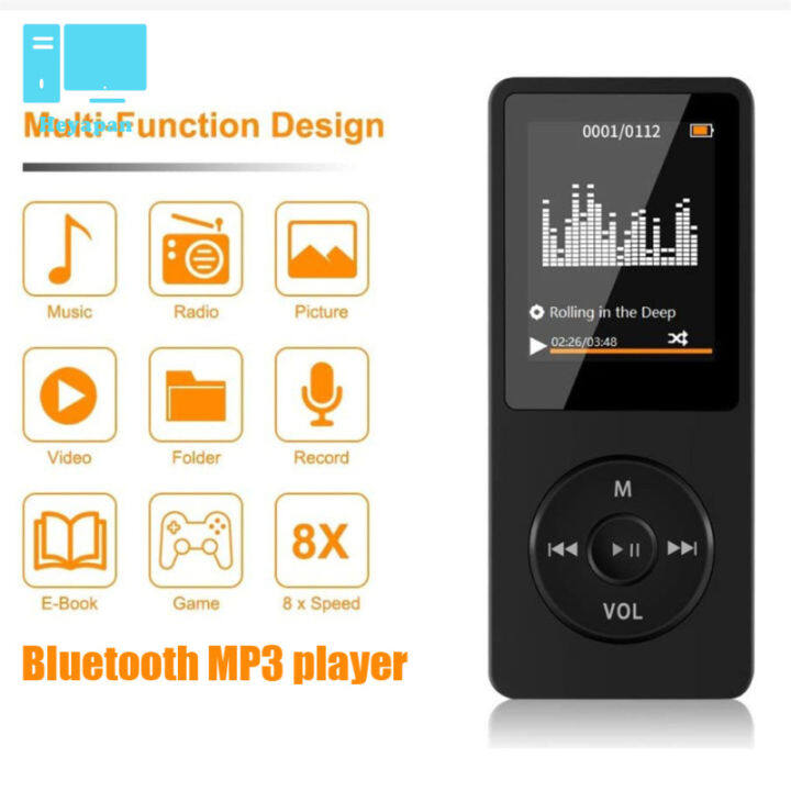 เครื่องเล่นเพลง-mp3แบบพกพารองรับบลูทูธวิทยุ-fm-mp4ภายนอกบางเฉียบปากกาบันทึก-mp3นักเรียน