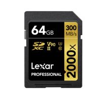 (IRepairParts) Lexar SD-2000x ความเร็วสูงการ์ด SD การ์ดหน่วยความจำกล้อง SLR ความจุ: 64GB