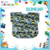 Bumkins ผ้ากันเปื้อนเด็ก แบบแขนสั้น ซุปเปอร์ฮีโร่ Junior Bib สำหรับ 1-3 ขวบ