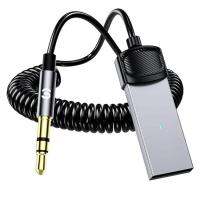 Car Audio Receivers Wireless Converter BT5.0 Transmitter 3.5mm Stable Audio Adapter Car Accessories Portable with Automatic Connection Hands-Free Calling fabulous