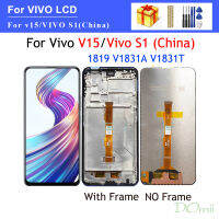 IPS LCD 6.53นิ้วสำหรับ Vivo S1 V1831A V1831 / Vivo V15ชิ้นส่วนจอสัมผัสแอลซีดีของเครื่องแปลงดิจิทัล1819