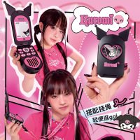 Sanrio Kuromi พลิกพัดลมศัพท์มือถืออะนิเมะการ์ตูน Y2k Kuromi สติกเกอร์ Kawaii ศัพท์พัดลมน่ารักของขวัญวันเกิดสำหรับแฟน