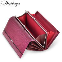 DICIHAYA Brand Wallet Women Genuine Leather Lady Purses High Quality Ladies Clutch Wallet Long Female Wallet Carteira Feminina