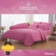 FOUNTAIN ชุดผ้าปูที่นอน สีชมพู PINK FTPINK02 #ฟาวเท่น ชุดเครื่องนอน 3.5ฟุต 5ฟุต 6ฟุต ผ้าปู ผ้าปูที่นอน ผ้าปูเตียง ผ้านวม