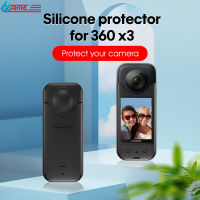 ESTO คริสต์มาสของขวัญซิลิโคนป้องกันกรณีฝาครอบกันฝุ่น Body Protector สำหรับ Insta360 X3 Panoramic Action Camera