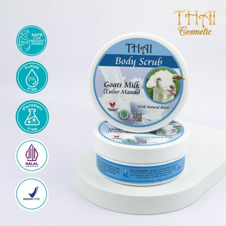 THAI Body Scrub 200gr Lulur Badan Lazada Indonesia