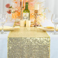 Party Table Runner Table Runners Gauze Tablecloth Sparkle Metallic Gold Thin Table Runners Sparkly Sequin Table Runners Glitter Net Table Runners