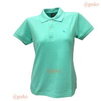 geeko 54 สีเขียวมินท์ เสื้อยึดคอปก แบบหญิงทรงเข้ารูป เนื้อผ้า TC นุ่มสวมใส่สบาย