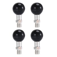 4Pcs 1Inch Ball Base M10 x 1.25 Male Thread Mount Motorcycle Motorbike for