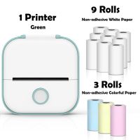 Phomemo T02 Portable Mini Wireless Thermal Pocket Printer Self-adhesive Stickers Use for DIY Journal Sticker impresora portátil Fax Paper Rolls