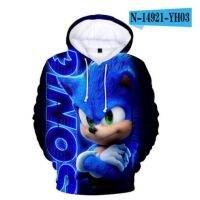 2023 NEWChildren Cool Pullover Fashion Super Sonic Cartoon Hoodies Super Sonic Clothes Boy Girl Sweatshirt Kid sonic Casual Anime Tops