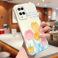 กล้อง A54รวมทุกอย่างกรณีโทรศัพท์ฟิล์มดีไซน์ดอกไม้สำหรับ A16 OPPO เคสป้องกันทนแรงกระแทกกล้องคลุมทั้งหมด