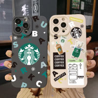 สำหรับ iPhone 13 Pro Max 12 iPhone 11 XR 8 7 SE 2022น่ารัก Starbucks Bear คุณภาพสูงกล้องเลนส์ป้องกันสแควร์ขอบเต็ม Len ป้องกันกรณี