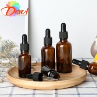 【CW】 Dropper Bottle essential oil Glass Aromatherapy 5-50ml Drop for massage Pipette Bottles Refillable