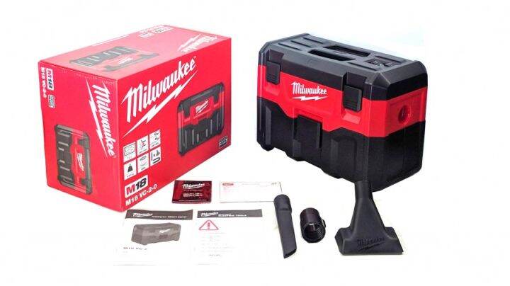 milwaukee-m18-เครื่องดูดฝุ่นไร้สายแบบเปียกและแห้ง-มิลวอคกี้-18-โวลท์-m18-vc-2-0-เครื่องเปล่า