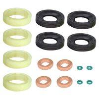 ][= ORING FUEL INJECTOR SEAL WASHER SET FOR CITROEN BERLINGO C3 C4 PICASSO PEUGEOT 207 307 407 2008 2009 2010 2011 2012 2013 1.6HDI