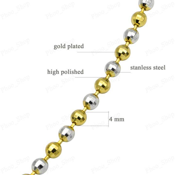 n518-สร้อยคอสองกษัตริย์-งานเคลือบแก้ว-ใส่อาบน้ำได้-รับประกันคุณภาพ