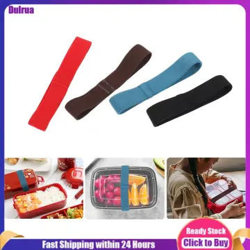 6Pcs Bento Box Bands Lunch Case Fixing Straps Bands Colorful Bento Box  Straps