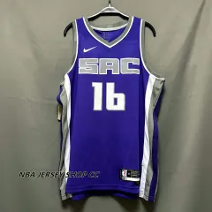 2023/24 Kings SABONIS #10 Black NBA Jerseys 热压