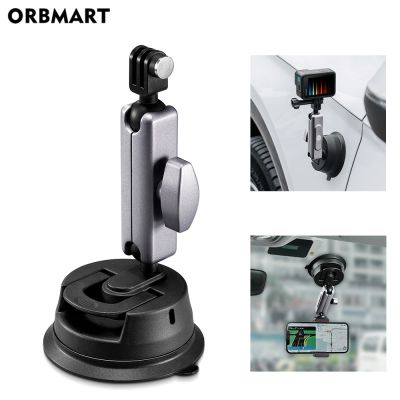 For Gopro Hero 11 10 9 Car Phone Holder Suction Cup 360 Adjustable 1/4 Standard Adapter For Insta360 X3 Action Camera Accessory