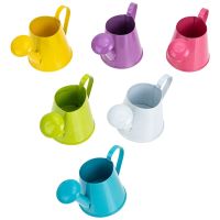 【CC】 6 Pcs Decorations Watering Kid Can Keg Pots Indoor Iron Child Kids