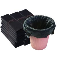 Black Household Garbage Bag Thickened and Enlarged Portable Vest Bag Clean Plastic Bag Kitchen Garbage Wholesale