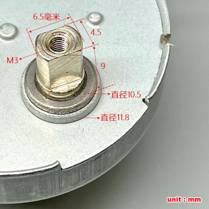 มอเตอร์เกียร์ความเร็วต่ำ50มม-เกียร์มอเตอร์ขนาดเล็ก-js-500t-dc-3v-6v-75รอบต่อนาทีมอเตอร์เกียร์แรงบิดขนาดใหญ่-จอ-dc-กระปุกเกียร์พลาสติก
