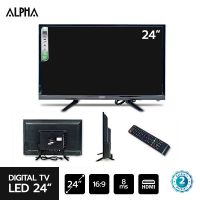 ALPHA ทีวี LED ขนาด 24 นิ้ว รุ่น LWD-245AA HD รับประกัน 2 ปี