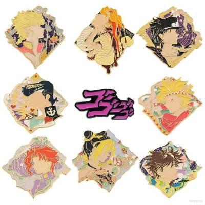 Ag เข็มกลัด รูปการ์ตูนอนิเมะ JoJos Bizarre Adventure Enamel Pin Lapel อุปกรณ์เสริม สําหรับของขวัญให้เพื่อน