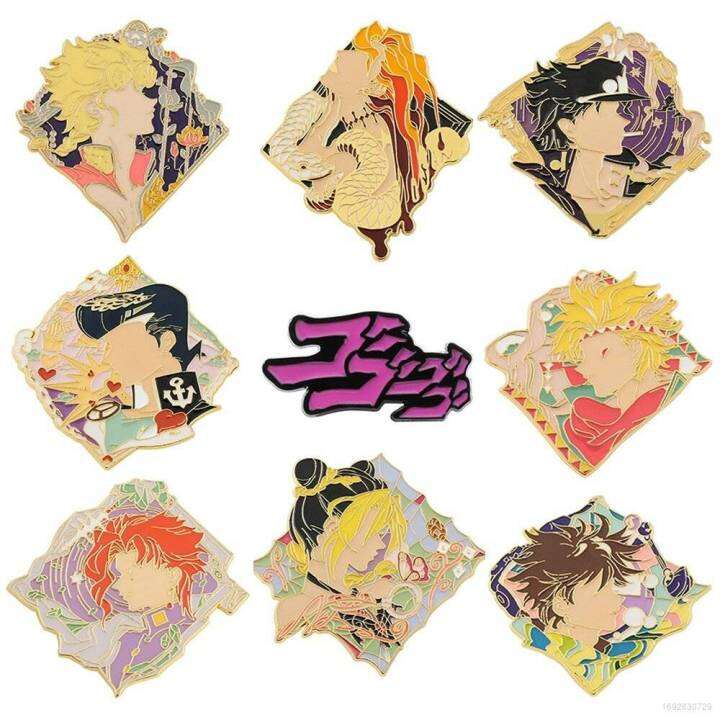 ag-เข็มกลัด-รูปการ์ตูนอนิเมะ-jojos-bizarre-adventure-enamel-pin-lapel-อุปกรณ์เสริม-สําหรับของขวัญให้เพื่อน