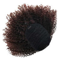 Curly Curly Woven Wig Ponytail African Short Ponytail Synthetic Clip Hair Extension 8 Inches