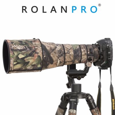 ROLANPRO Waterproof Lens Camouflage Coat for Nikon AF-S 400mm F2.8E FL ED VR Lens Protective Sleeve Guns Case Rain Cover