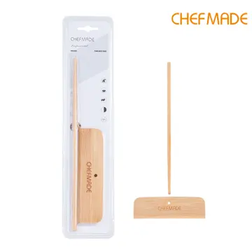 CHEFMADE Crepe Pan with Bamboo Spreader, 8-Inch Non-Stick Pancake Pan with  Insulating Silicone Handle for Gas, Induction, Electric Cooker (Champagne  Gold) 