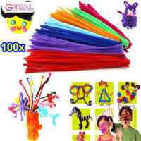 100Pcs ของเล่นไม้ ของเล่นเด็กเล็ก Rainbow สีลำต้นสติ๊กเกอร์หนาโรงเรียนอนุบาลการศึกษาของเล่น DIY Handmade Craft ความคิดสร้างสรรค์เสริมพัฒนาการ