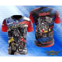 2023 In stock rx-z t-shirt yamaha catalyzer (baju motor sublimation) rxz still the boss long sleeve short sleeve 3d t shirt，Contact the seller to personalize the name and logo