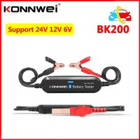 ZZOOI KONNWEI BK200 PK KW650 KW510 Bluetooth KONNWEI Battery Tester BK200 Car Charger12V 24V 6V Inspection Charging Cranking Test TooL