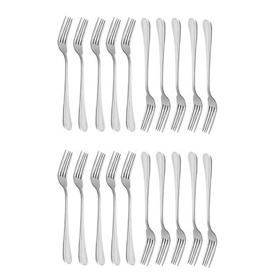 Dinner Forks, Heavy-Duty Stainless Steel Dinner Forks Set of 20