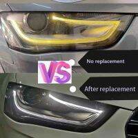 Tube Car Daytime Running Light Strip Headlight Light Guide Plate for Audi A4L B8 2013-2015