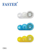 FASTER (ฟาสเตอร์) เทปลบคำผิด คลาวด์ ฟาสเตอร์  ความยาว 6mm รหัส C661-#