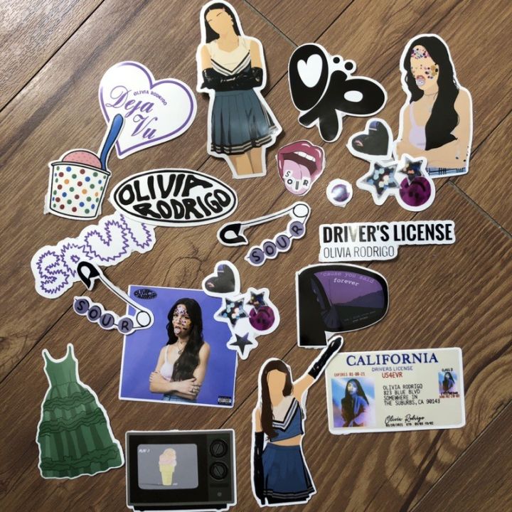 Olivia Rodrigo Sour waterproof vinyl sticker pack | Lazada PH