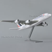 A1:250 Scale รุ่นเครื่องบินของเล่น Airbus A380 Aerobus Air France Airliner เครื่องบิน Miniature AirplaneM