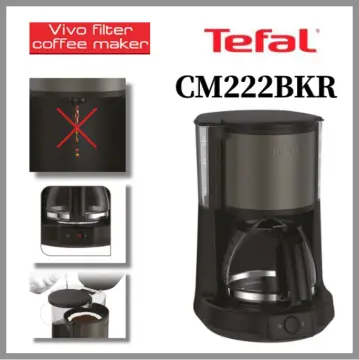 TEFAL CM-1108 Mini Electric Coffee Maker 0.6L 4~6 Cups 600W Anti-Leakage  System