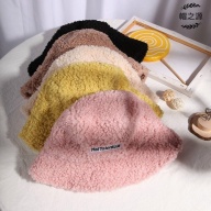 Mũ nón bucket lông cừu giữ ấm phong cách Hàn Quốc HÀNG 2 LỚP CÓ DÂY RÚT NÓN thumbnail