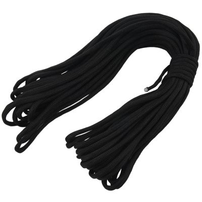 Paracord 550 Parachute Rope 7 Core Strand for Climbing Camping Buckle Rope Black 50FT