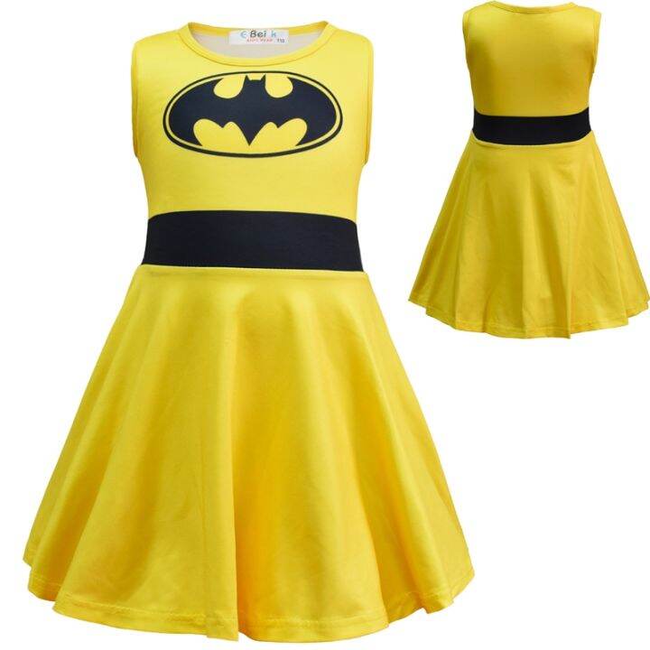 sweet-baby-kids-pajamas-dress-girls-super-hero-sleeveless-pajamas-dress-girls-cosplay-cartoon-sleepwear-dress-for-4-9years-old