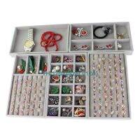 bdfszer 012A Necklace Storage Box Display Rack Flannel Earrings Earring Rack Necklace Jewelry Box Display Tray Ring Display Storage