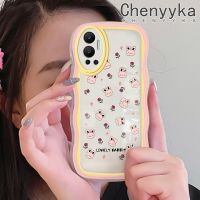 เคส Chenyyka สำหรับ Infinix 12 Play NFC 12i ร้อน12 Play Note 12 G96เคสการ์ตูนน่ารักกระต่ายแฟชั่นคลื่นขอบซิลิโคนใสดีไซน์ใหม่นิ่มโปร่งใสกันกระแทกเคสป้องกันเลนส์กล้อง