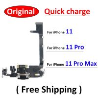 ต้นฉบับสําหรับ Iphone 11 Pro Max USB Charging Board Port Connector Flex Cable Replacement Parts