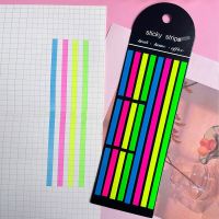 160 Sheets Lengthen Transparent Memo It Notepads Paper Sticker Notes School Supplies Stationery