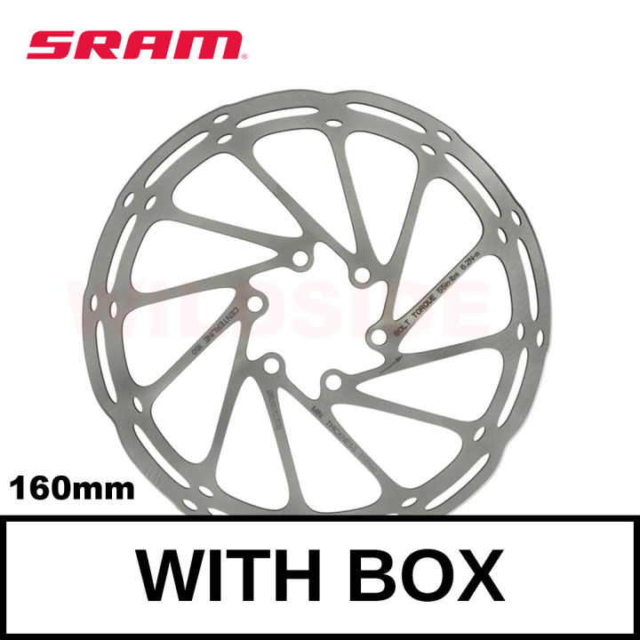 sram-ดิสก์เบรคโรเตอร์จักรยาน-centerline-160มม-180มม-203ตัวหมุนดิสก์เบรคไฮดรอลิคสเตนเลสสตีลสำหรับจักรยานจักรยานเสือภูเขาถนนภูเขา